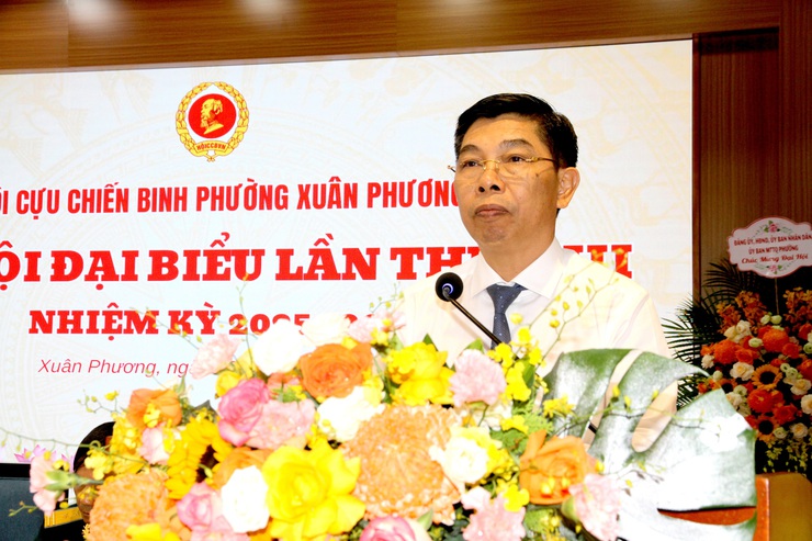 Đại hội đại biểu Hội CCB phường Xuân Phương lần thứ VIII, nhiệm kỳ 2025-2030 thành công tốt đẹp.- Ảnh 6.