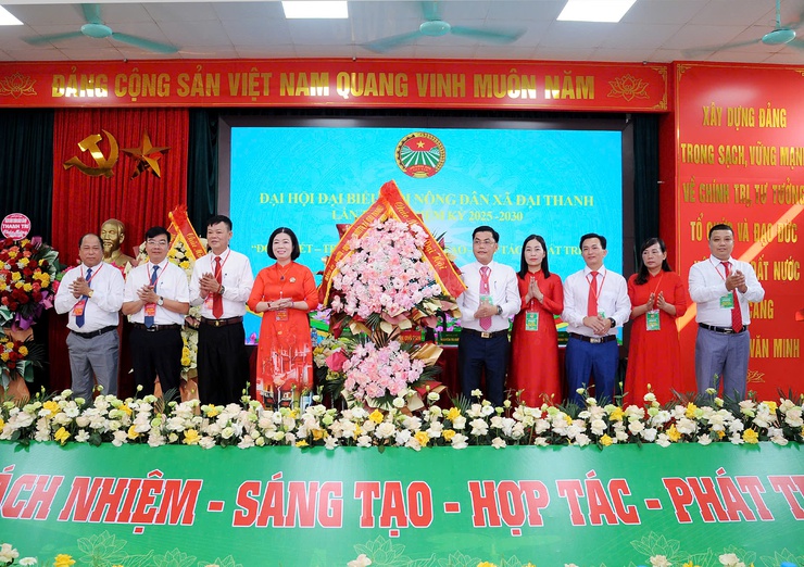 Đồng chí Nguyễn Tá Cường – Phó chủ tịch thường trực UB.MTTQVN xã được Đại hội tín nhiệm bầu làm Chủ tịch Hội nông dân xã Đại Thanh nhiệm kỳ 2025 – 2030- Ảnh 2.