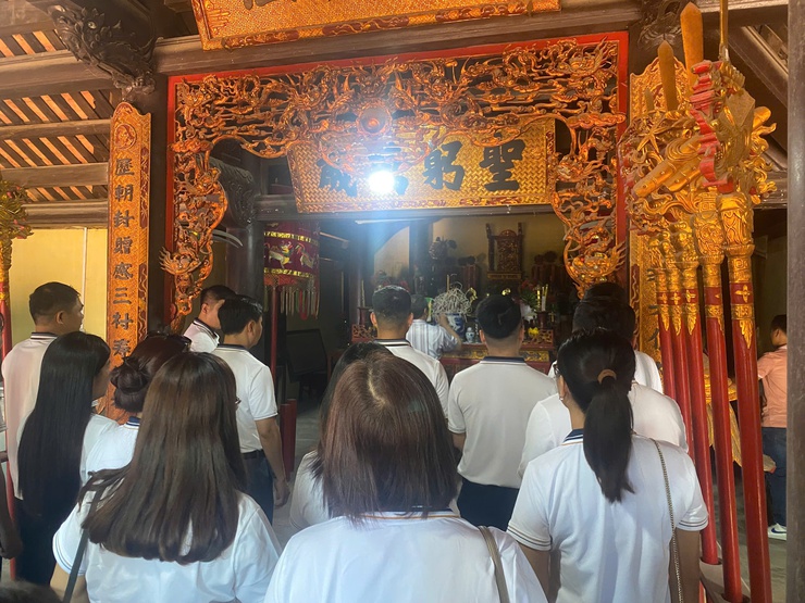 TRƯỜNG ĐÀO TẠO CÁN BỘ LÊ HỒNG PHONG TỔ CHỨC ĐI THỰC TẾ TẠI XÃ ỨNG HOÀ.- Ảnh 7.