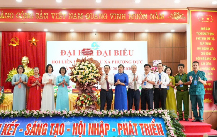 ĐẠI HỘI ĐẠI BIỂU PHỤ NỮ XÃ PHƯỢNG DỰC LẦN THỨ I,  NHIỆM KỲ 2025-2030: ĐOÀN KẾT – SÁNG TẠO – HỘI NHẬP – PHÁT TRIỂN - Ảnh 1.