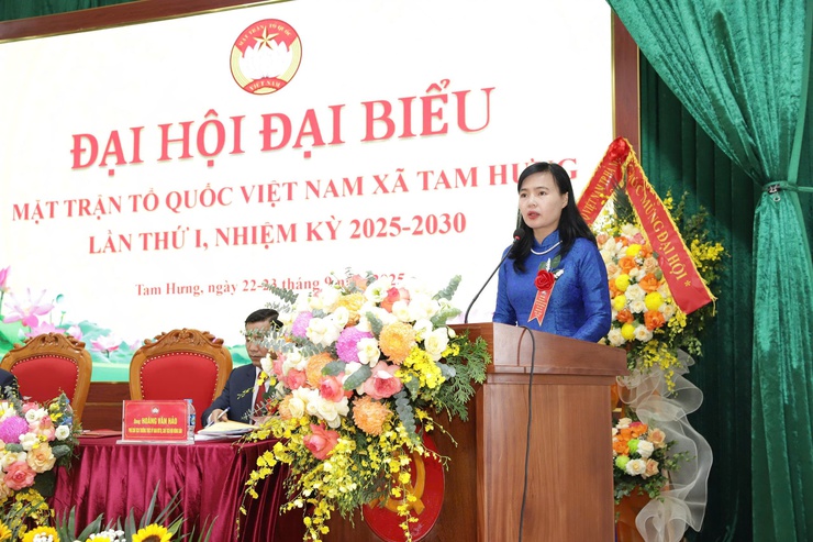 Đại hội MTTQ Việt Nam xã Tam Hưng: Đại đoàn kết toàn dân – Khát vọng dựng xây Tam Hưng mới- Ảnh 3.