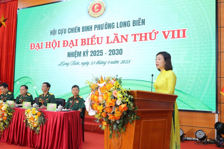 Đại hội Đại biểu Hội Cựu chiến binh phường Long Biên lần thứ VIII, nhiệm kỳ 2025 – 2030 thành công tốt đẹp- Ảnh 8.