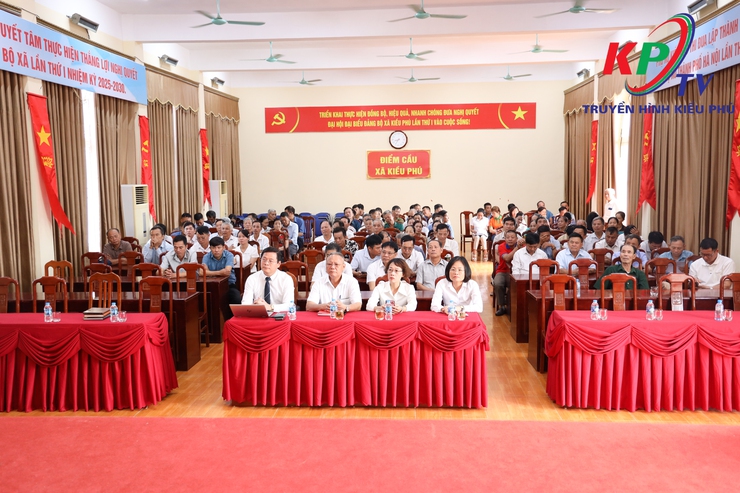 UBND xã Kiều Phú tổ chức hội nghị tuyên truyền, phổ biến Luật Đất đai năm 2024- Ảnh 1.