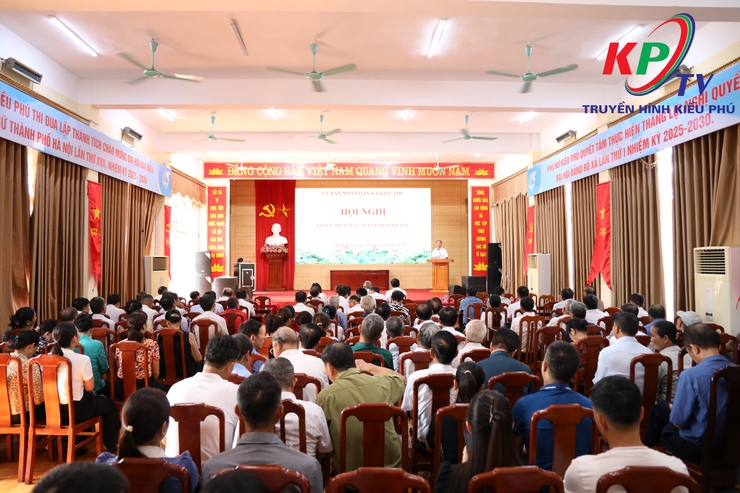 UBND xã Kiều Phú tổ chức hội nghị tuyên truyền, phổ biến Luật Đất đai năm 2024- Ảnh 2.