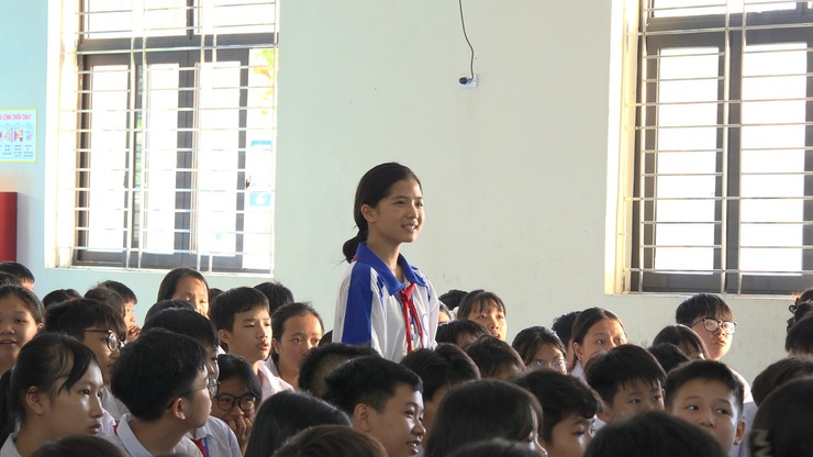 Xã Vân Đình:Truyền thông kiến thức, kỹ năng thực hiện quyền và bổn phận trẻ em tại cộng đồng cho học sinh các Trường THCS.- Ảnh 3.