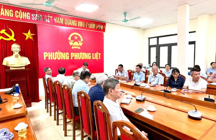 Cử tri phường Phương Liệt kiến nghị với Đoàn đại biểu Quốc hội TP. Hà Nội, đơn vị bầu cử số 3 trước kỳ họp thứ 10 - Quốc hội khóa XV- Ảnh 3.