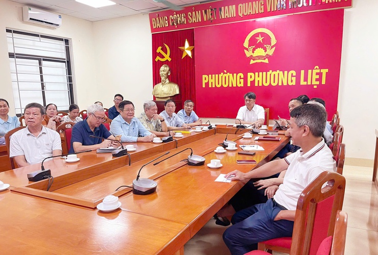 Cử tri phường Phương Liệt kiến nghị với Đoàn đại biểu Quốc hội TP. Hà Nội, đơn vị bầu cử số 3 trước kỳ họp thứ 10 - Quốc hội khóa XV- Ảnh 4.