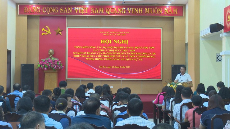 18 TẬP THỂ, 28 CÁ NHÂN ĐƯỢC KHEN THƯỞNG TRONG CÔNG TÁC PHỤC VỤ, CHUẨN BỊ ĐẠI HỘI ĐẠI BIỂU ĐẢNG BỘ XÃ SÓC SƠN LẦN THỨ I, NHIỆM KỲ 2025-2030- Ảnh 1.