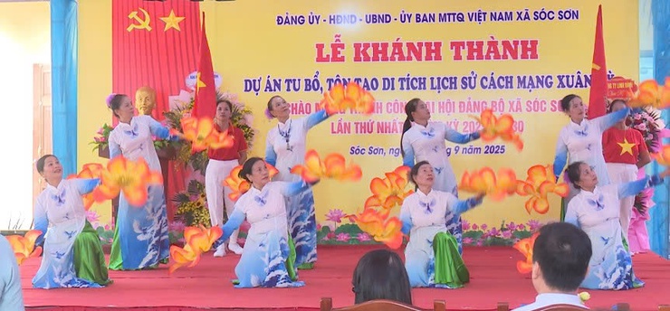 XÃ SÓC SƠN: KHÁNH THÀNH TRÙNG TU, TÔN TẠO KHU DI TÍCH CÁCH MẠNG XUÂN KỲ- Ảnh 3.