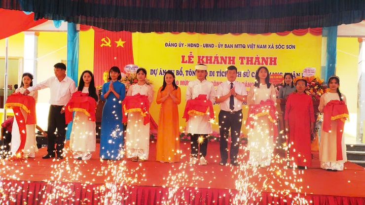 XÃ SÓC SƠN: KHÁNH THÀNH TRÙNG TU, TÔN TẠO KHU DI TÍCH CÁCH MẠNG XUÂN KỲ- Ảnh 2.