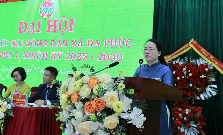 ĐẠI HỘI ĐẠI BIỂU HỘI NÔNG DÂN XÃ ĐA PHÚC LẦN THỨ I, NHIỆM KỲ 2025-2030 THÀNH CÔNG TỐT ĐẸP- Ảnh 1.