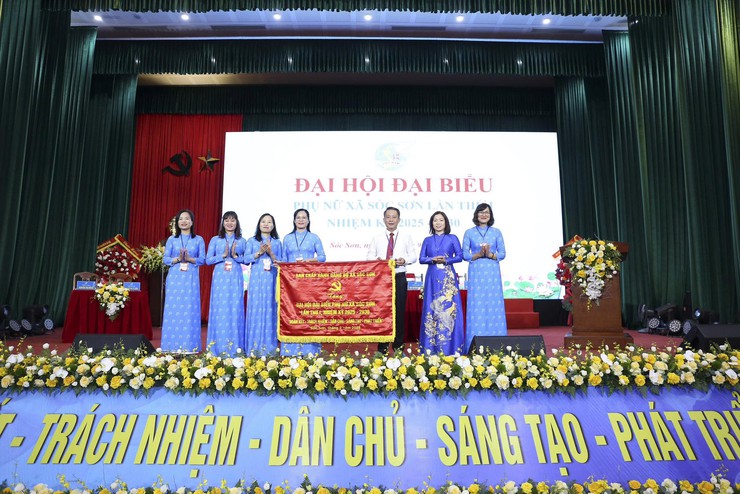 ĐẠI HỘI ĐẠI BIỂU HỘI LIÊN HIỆP PHỤ NỮ XÃ SÓC SƠN LẦN THỨ I, NHIỆM KỲ 2025-2030 - Ảnh 2.