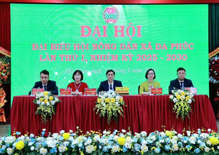 ĐẠI HỘI ĐẠI BIỂU HỘI NÔNG DÂN XÃ ĐA PHÚC LẦN THỨ I, NHIỆM KỲ 2025-2030 THÀNH CÔNG TỐT ĐẸP- Ảnh 7.