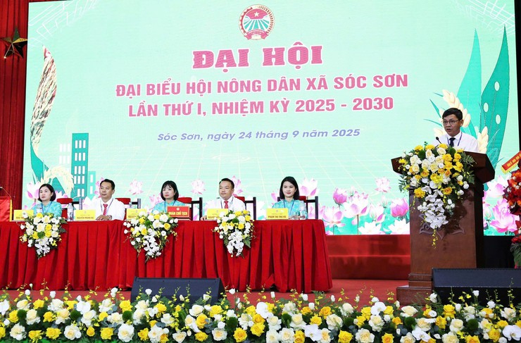 ĐẠI HỘI ĐẠI BIỂU HỘI NÔNG DÂN XÃ SÓC SƠN LẦN THỨ I, NHIỆM KỲ 2025-2030- Ảnh 5.