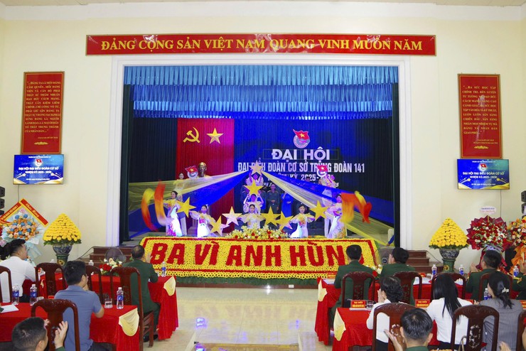 ĐOÀN CƠ SỞ TRUNG ĐOÀN 141 TỔ CHỨC THÀNH CÔNG ĐẠI HỘI ĐẠI BIỂU, NHIỆM KỲ 2025-20230- Ảnh 4.