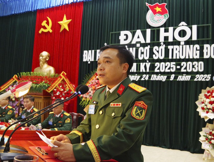 ĐOÀN CƠ SỞ TRUNG ĐOÀN 141 TỔ CHỨC THÀNH CÔNG ĐẠI HỘI ĐẠI BIỂU, NHIỆM KỲ 2025-20230- Ảnh 8.
