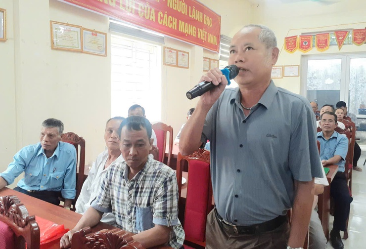Cử tri xã Đoài Phương tiếp xúc đoàn đại biểu Quốc hội thành phố Hà Nội (đơn vị bầu cử số 7)- Ảnh 2.
