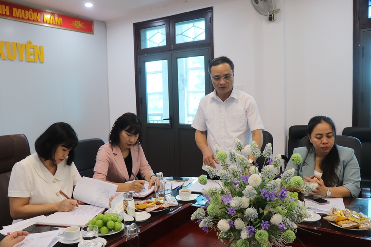 Thường trực HĐND xã giám sát công tác tổ chức hoạt động của Trạm y tế xã Phú xuyên- Ảnh 1.