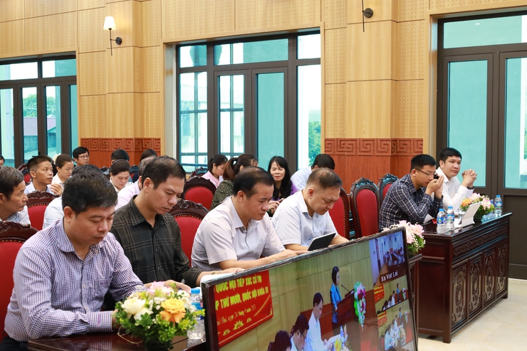 Đoàn đại biểu Quốc hội TP Hà Nội, đơn vị bầu cử số 7 tiếp xúc cử tri tại xã Suối Hai

- Ảnh 3.