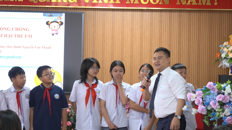 Xã Vân Đình:Truyền thông kiến thức, kỹ năng thực hiện quyền và bổn phận trẻ em tại cộng đồng cho học sinh các Trường THCS.- Ảnh 5.