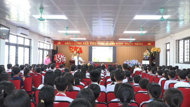 Xã Vân Đình:Truyền thông kiến thức, kỹ năng thực hiện quyền và bổn phận trẻ em tại cộng đồng cho học sinh các Trường THCS.- Ảnh 4.