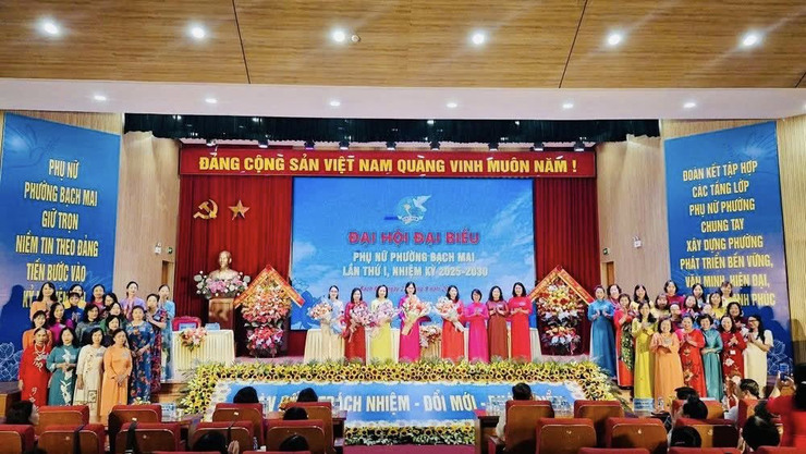 Đại hội đại biểu Hội Liên hiệp phụ nữ phường Bạch Mai lần thứ I, nhiệm kỳ 2025-2030
- Ảnh 5.