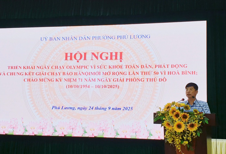Phường Phú Lương triển khai kế hoạch tổ chức Ngày chạy Olympic vì sức khỏe toàn dân, phát động và chung kết giải chạy Báo Hà Nội mới mở rộng lần thứ 50 -  Vì hòa bình năm 2025- Ảnh 3.