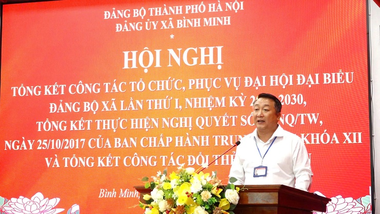 Đảng ủy xã Bình Minh tổ chức hội nghị tổng kết công tác tổ chức Đại hội đại biểu Đảng bộ xã lần thứ I, nhiệm kỳ 2025 – 2030; và tổng kết một số nhiệm vụ trọng tâm- Ảnh 5.