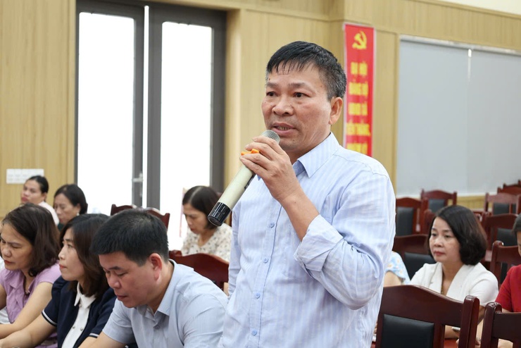 Xã Tiến Thắng tổ chức hội nghị chuẩn bị ứng phó với cơn bão Ragasa (cơn bão số 9)- Ảnh 2.