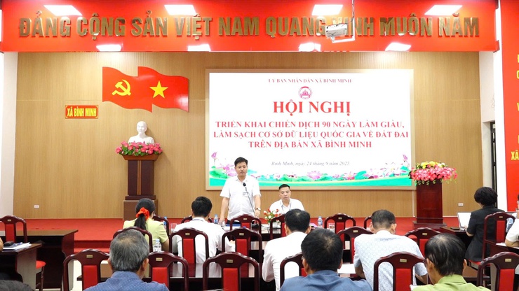Xã Bình Minh triển khai Chiến dịch 90 ngày làm giàu, làm sạch cơ sở dữ liệu đất đai- Ảnh 5.
