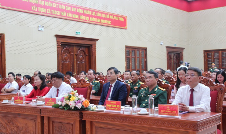 Chúc mừng Đại hội đại biểu Hội Cựu chiến binh xã Thạch Thất lần thứ VIII thành công tốt đẹp- Ảnh 8.