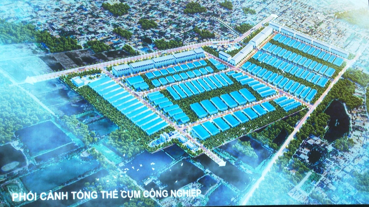 Hội nghị tháo gỡ vướng mắc, đẩy nhanh tiến độ thực hiện dự án Khu công nghiệp làng nghề Nam Tiến- Ảnh 2.