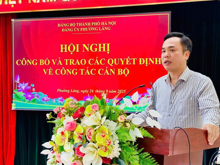 ĐẢNG ỦY PHƯỜNG LÁNG TỔ CHỨC HỘI NGHỊ CÔNG TÁC CÁN BỘ- Ảnh 5.