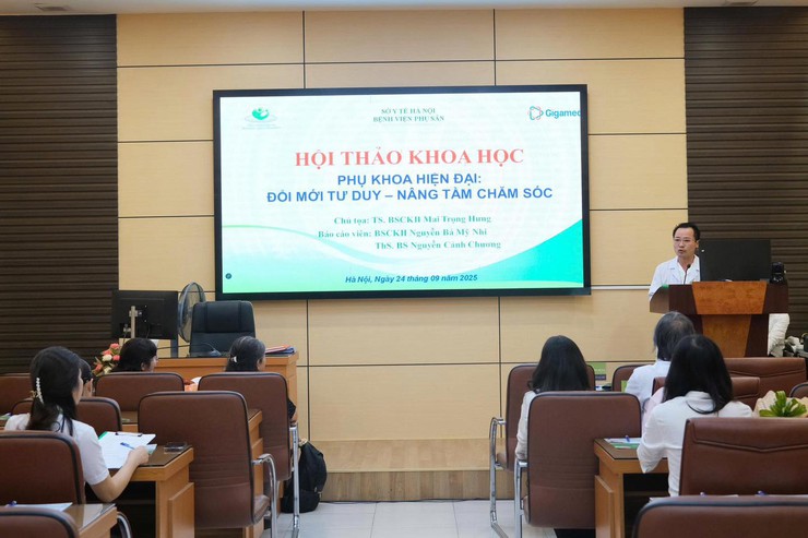 Bệnh viện Phụ Sản Hà Nội tổ chức hội thảo khoa học "Phụ khoa hiện đại: Đổi mới tư duy - Nâng tầm chăm sóc"- Ảnh 1.