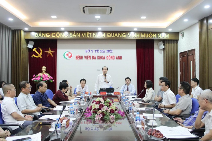 Bệnh viện đa khoa Đông Anh tổ chức Hội nghị sơ kết công tác thi đua khen thưởng Khối thi đua số 3- Ảnh 1.