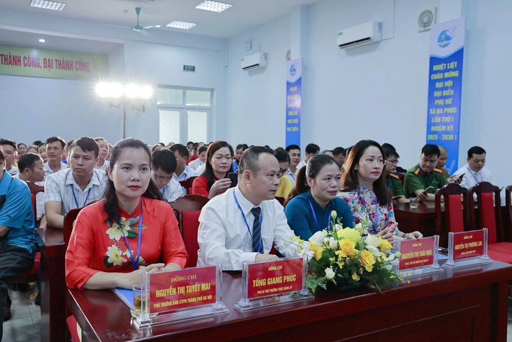 ĐẠI HỘI ĐẠI BIỂU HỘI LHPN XÃ ĐA PHÚC LẦN THỨ I, NHIỆM KỲ 2025-2030 THÀNH CÔNG TỐT ĐẸP- Ảnh 2.