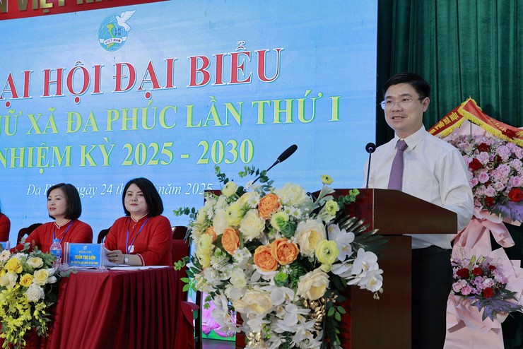 ĐẠI HỘI ĐẠI BIỂU HỘI LHPN XÃ ĐA PHÚC LẦN THỨ I, NHIỆM KỲ 2025-2030 THÀNH CÔNG TỐT ĐẸP- Ảnh 6.