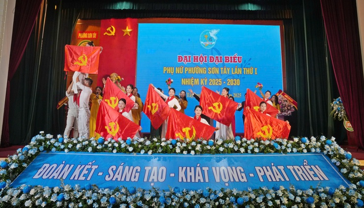 Đại hội đại biểu Hội Liên hiệp Phụ nữ phường Sơn Tây lần thứ I, nhiệm kỳ 2025 – 2030- Ảnh 1.