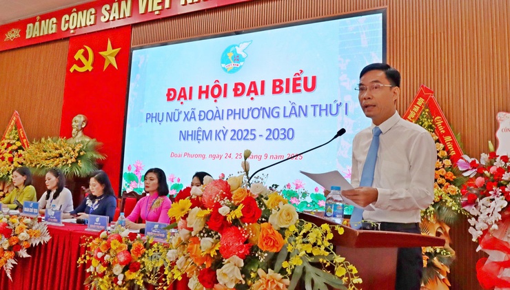 Đại hội đại biểu phụ nữ xã Đoài Phương lần thứ I nhiệm kỳ 2025 – 2030- Ảnh 3.