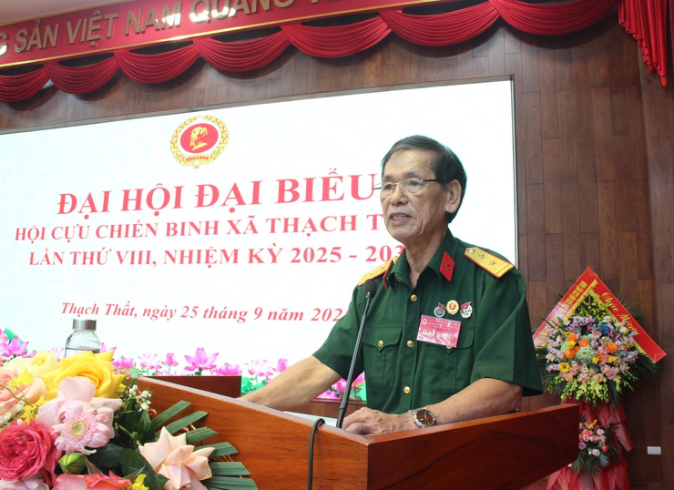 Chúc mừng Đại hội đại biểu Hội Cựu chiến binh xã Thạch Thất lần thứ VIII thành công tốt đẹp- Ảnh 16.