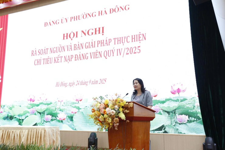 Đảng bộ phường Hà Đông phấn đấu kết nạp 97 đảng viên mới- Ảnh 4.