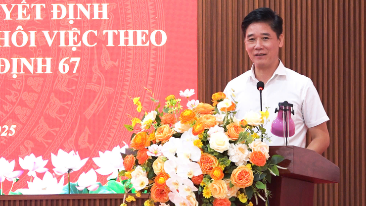 HỘI NGHỊ CÔNG BỐ VÀ TRAO QUYẾT ĐỊNH NGHỈ HƯU TRƯỚC TUỔI, NGHỈ THÔI VIỆC THEO NGHỊ ĐỊNH 178 VÀ NGHỊ ĐỊNH 67 CỦA CHÍNH PHỦ- Ảnh 3.