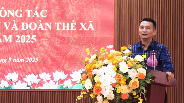 HỘI NGHỊ GIAO BAN CÔNG TÁC ĐẢNG, CHÍNH QUYỀN VÀ ĐOÀN THỂ QUÝ III NĂM 2025- Ảnh 10.