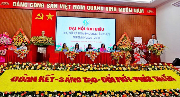 Đại hội đại biểu phụ nữ xã Đoài Phương lần thứ I nhiệm kỳ 2025 – 2030- Ảnh 8.