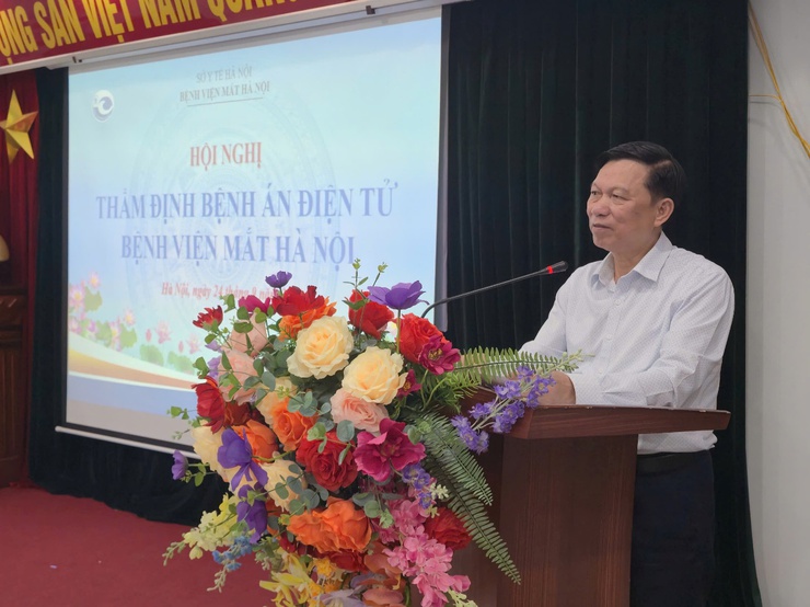 Bệnh viện Mắt Hà Nội thẩm định bệnh án điện tử góp phần nâng cao chất lượng quản lý, khám chữa bệnh- Ảnh 1.
