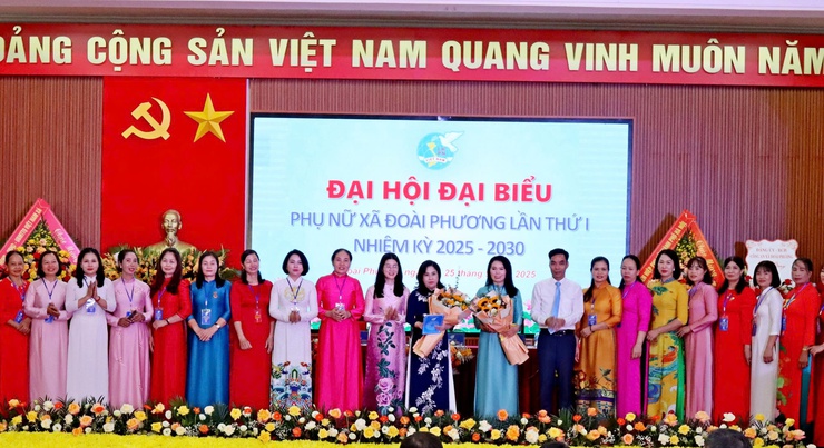 Đại hội đại biểu phụ nữ xã Đoài Phương lần thứ I nhiệm kỳ 2025 – 2030- Ảnh 4.