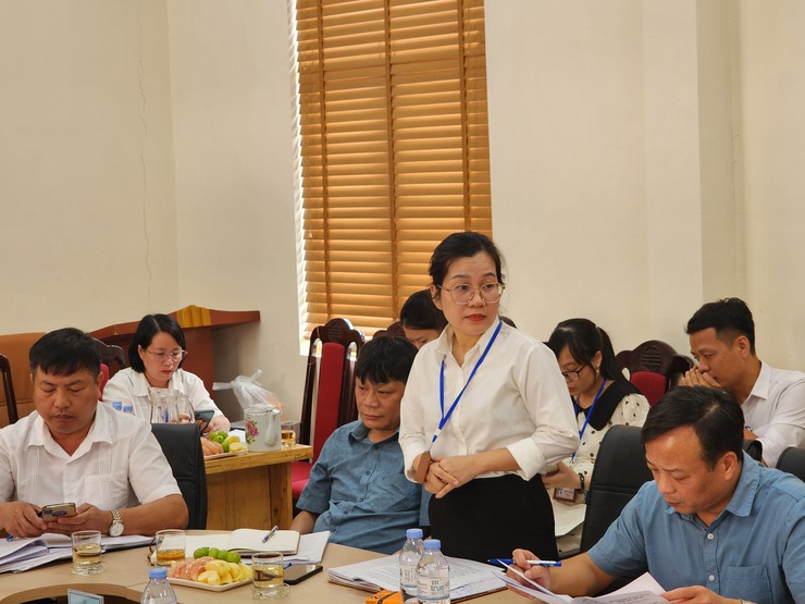 THƯỜNG TRỰC ĐẢNG ỦY XÃ LÀM VIỆC VỚI PHÒNG VĂN HÓA - XÃ HỘI VÀ TRUNG TÂM VH-TT&TT XÃ NỘI BÀI- Ảnh 3.