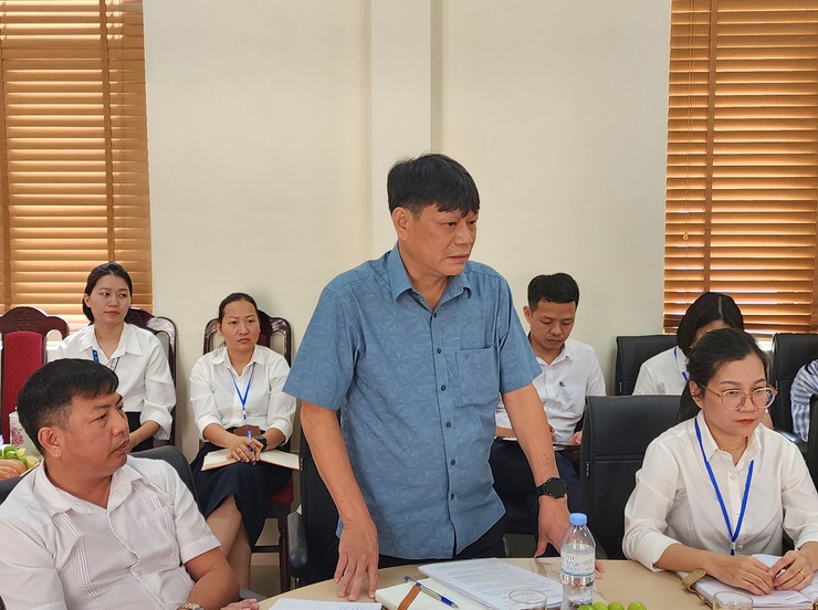 THƯỜNG TRỰC ĐẢNG ỦY XÃ LÀM VIỆC VỚI PHÒNG VĂN HÓA - XÃ HỘI VÀ TRUNG TÂM VH-TT&TT XÃ NỘI BÀI- Ảnh 4.