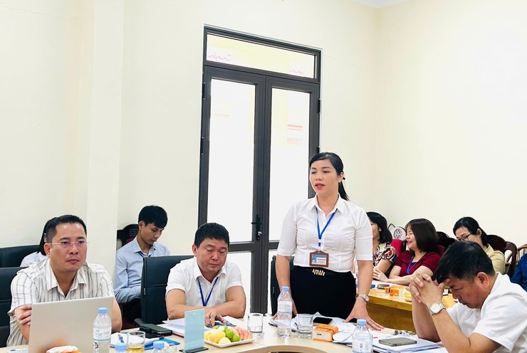 THƯỜNG TRỰC ĐẢNG ỦY XÃ LÀM VIỆC VỚI PHÒNG VĂN HÓA - XÃ HỘI VÀ TRUNG TÂM VH-TT&TT XÃ NỘI BÀI- Ảnh 8.