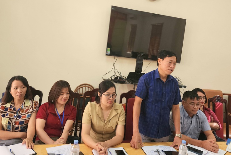 THƯỜNG TRỰC ĐẢNG ỦY XÃ LÀM VIỆC VỚI PHÒNG VĂN HÓA - XÃ HỘI VÀ TRUNG TÂM VH-TT&TT XÃ NỘI BÀI- Ảnh 11.